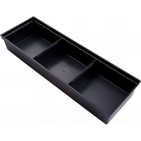 KING TONY - Lot de 2 bacs de rangement 278 x 87 x 43mm avec 2 séparateurs (1/3)