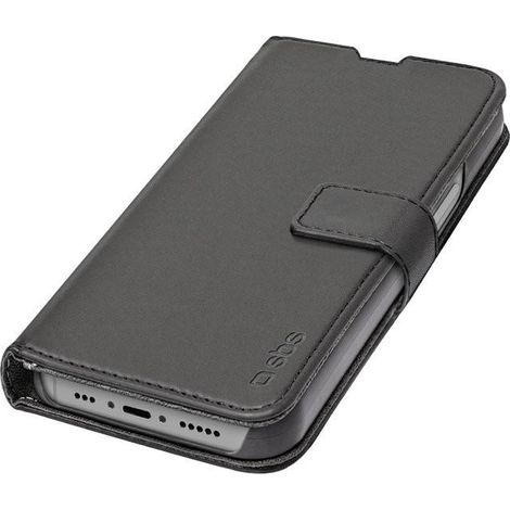 SBS TEBKWALIP1467PK funda para teléfono móvil 17 cm (6.7") Funda cartera Negro (1/4)