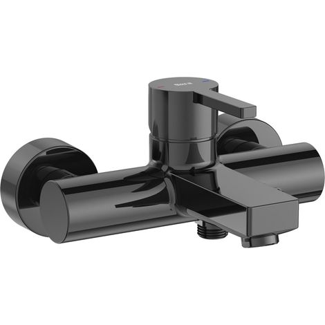 Grifo monomando para baño-ducha exterior NAIA - ROCA Color: Negro titanio (1/2)