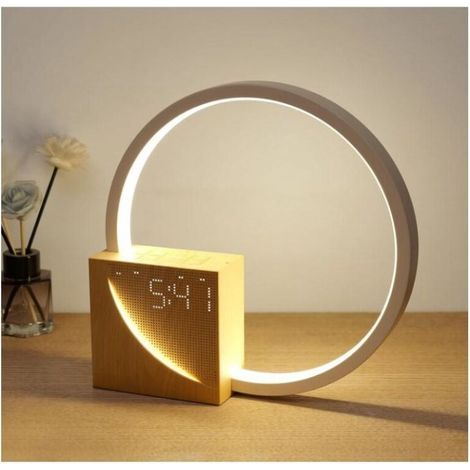 10-Watt-Nachttischlampe mit USB-Ladefunktion, Touch-Bedienung, verstellbarer Tischlampe, Einschlafhilfe für Babys und Erwachsene, 3 Helligkeitsstufen, Nachtlicht für Schlaf- und Wohnzimmer (1/5)