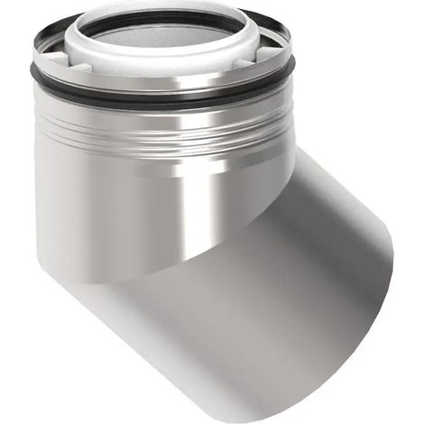 BRÖTJE Coude K80 KB45 VA,45Grd,konz.,DN 80/125, PP/VA, 7810234
