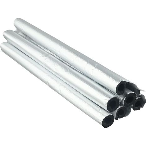 de 6 tubes d isolation en mousse avec couche de feuille d (1/5)