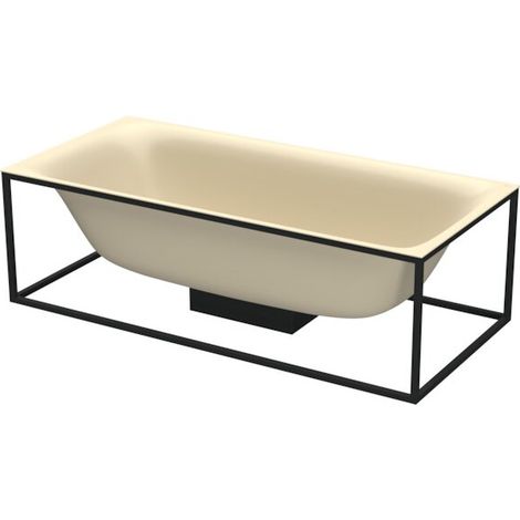 BETTE 3453-441 Baignoire rectangulaire Lux Shape crème (1/3)