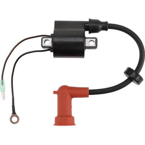 Compatible with Yamaha and other models, high-voltage ignition coil, original OE reference 66T-85570-00. Replaces the ignition coil to improve engine ignition performance. (1/4)