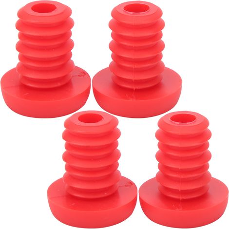 ZTTO Lenkergriffe, Schraublenkerenden, Polyestergummi, Fahrradzubehör, rot (1/5)