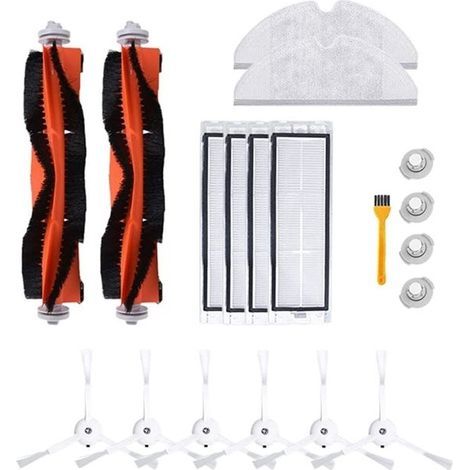 Ersatzteile Walzenbürste Seitenbürste Filter für Xiaomi Roborock S50 S51 Saugroboter Zubehör (1/4)