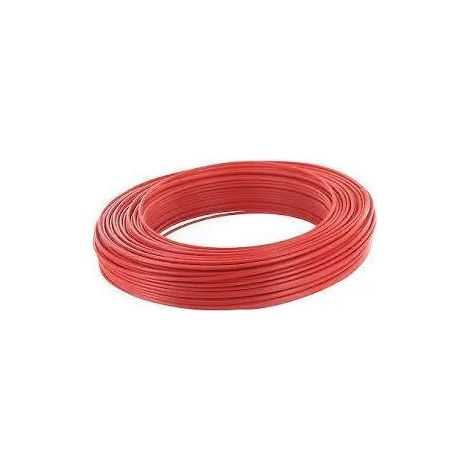 Cable H07V 1x2.5 rojo 25 metros