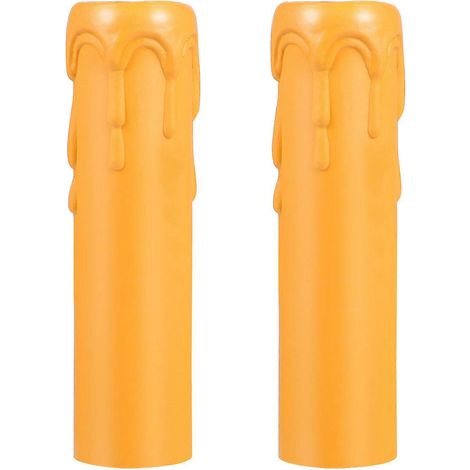 Lot de 20 douilles de bougie en plastique pour lustre, résistantes et durables. (1/5)