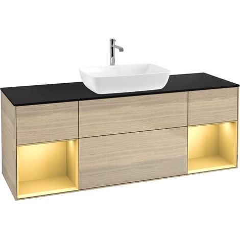 Villeroy & Boch F862HFPC Meuble sous-lavabo Finion F86 (1/2)