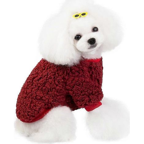 Ropa para perros y gatos, suéter abrigado para mascotas (1/5)