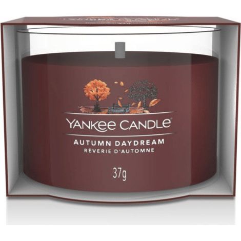 CANDELA IN VETRO VOTIVE AUTUMN DAYDREAM - YANKEE CANDLE