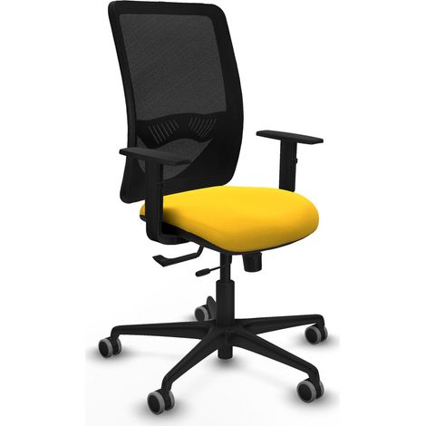Silla de oficina piqueras y crespo Zulema negro espuma alta densidad (1/2)