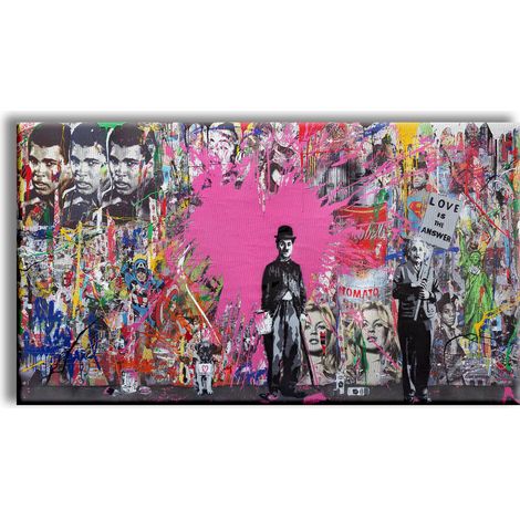 Celebrity - Quadro Canvas Contemporaneo su telaio in legno - Misura: 140x100 cm (1/3)