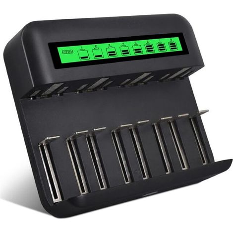 USB-LCD-Akkuladegerät für wiederaufladbare AAA-, AAA CD-, Ni-MH- und Ni-CD-Akkus (1/5)