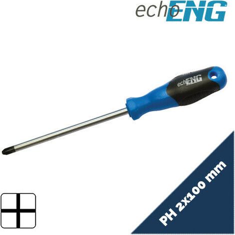 Cacciavite giravite antiscivolo PHILIPS, viti a CROCE 2x100 mm - UM 10 C210 (1/2)