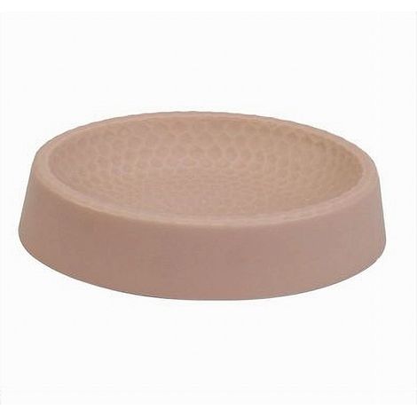 TRADE SHOP - Piattino Per Sapone Decorato Rosa Portasaponetta Moderno Accessori Bagno 79784 - (1/2)