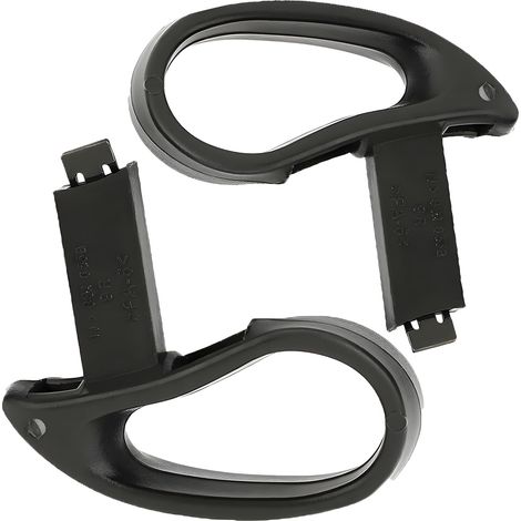 2 Poignée de siège, levier inclinable gauche et droit, plastique noir, réglage longitudinal, pour Audi VW Seat