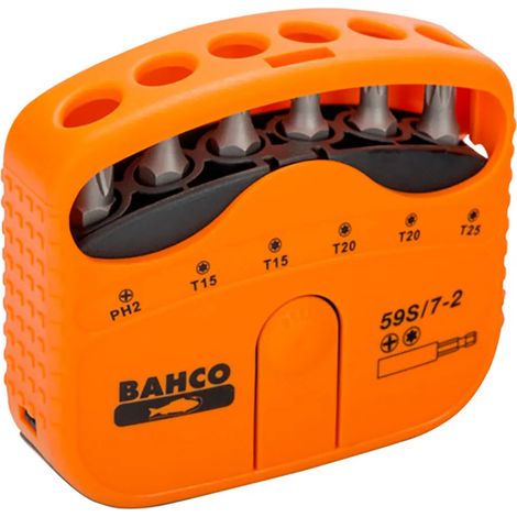 Set punte cacciavite Bahco 59s/7-2 magnetico 7 pezzi