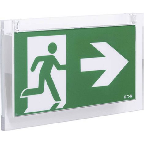 CEAG 40071354594 Indicazione via di fuga illuminata a LED Montaggio a soffitto, Montaggio a parete verso lalto, verso s