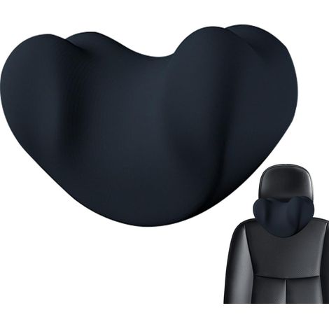 Oreiller cervical pour siège de voiture, en forme de cœur, respirant, soutien ergonomique, soutien du cou pour les voyages en voiture, pour véhicules, SUV, camionnettes, maison et bureau