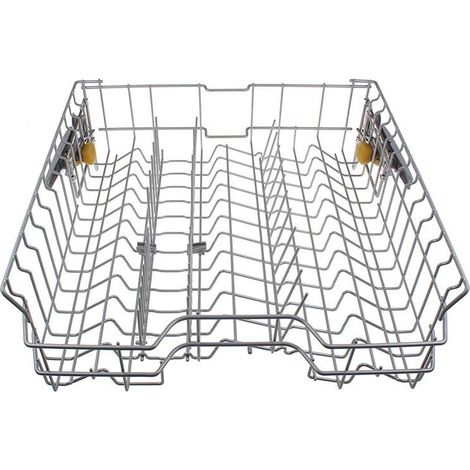 Panier supérieur pour lave-vaisselle – Compatible avec modèles Bosch – Métal gris – Largeur 52 cm – Hauteur 18,5 cm