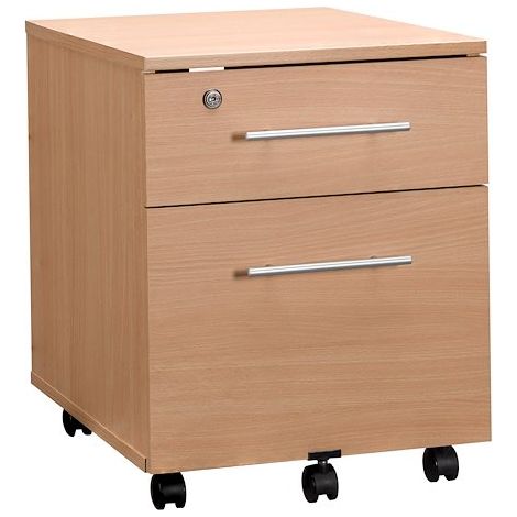 Caisson mobile bois 2 tiroirs - O-Line 2 - Maxiburo (1/4)