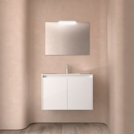 Salgar Noja Komplett-Set 800 2 Türen White Satin (1/2)