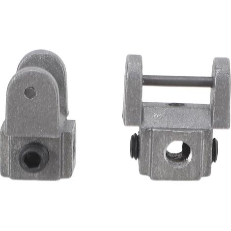 Pince de Lames pour Scie à Chantourner en Métal, Lot 2 Pièces Compatibilité, Usage en Atelier Professionnel, Finition Argentée et Montage Simple (1/5)