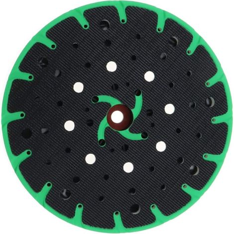 Plateau ponceuse 150 mm avec aspiration de poussière - Filetage de raccordement M8 - remplacement du festool plateau ponceuse, compatible avec le ponceuse excentrique 150mm bosch makita etc (1/4)