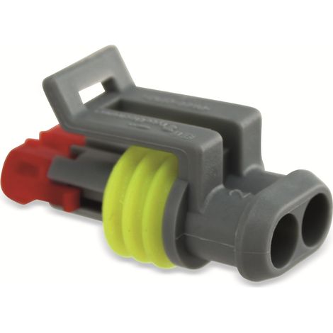 TE CONNECTIVITY Connecteur femelle, série AMP-Superseal 1.5mm, fiche droite (1/4)