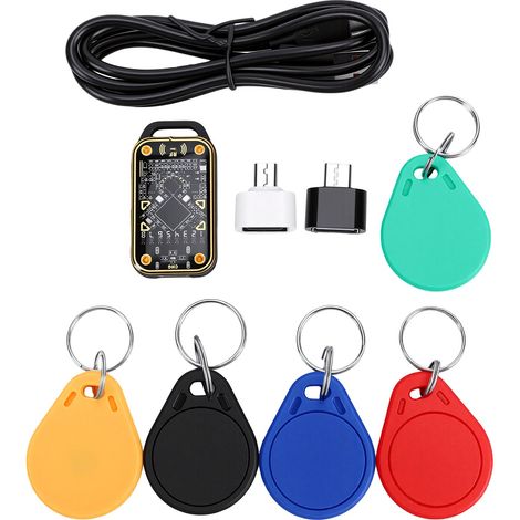 Lecteur NFC pour émulateur de carte IC caméléon, Solution porte-clés pratique, systèmes de contrôle d'accès, noir (1/5)