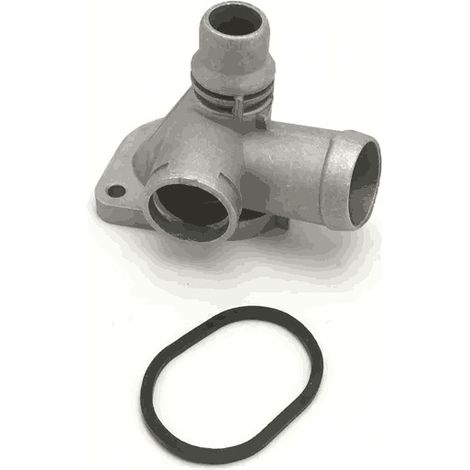 Kühlmittelschlauch-Flansch aus Aluminium passend für VW Passat B5 (1997-2005) - 06B121132H (1/2)