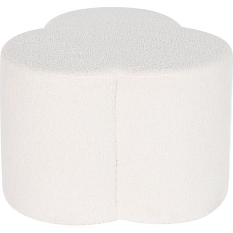 Reposapies Poliester 53X53X40 Borreguito Blanco (1/4)