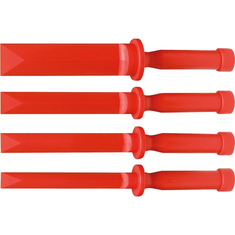 KS TOOLS Jeu de burins plats PVC souple, 4 pcs, 19-38mm ( 911.8130 ) (1/6)