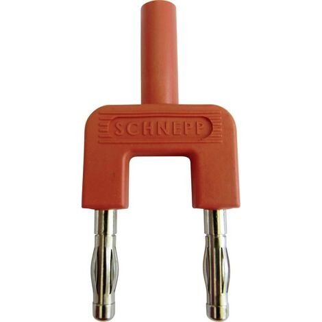 Schnepp 19/4mB/rt Cavalier de court-circuitage rouge Ø de la broche: 4 mm Écartement entre les broches: 19 mm 1 pc(s) (1/3)