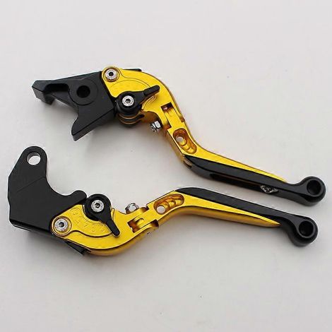 Accessoires moto adaptés à la Suzuki SFV650 GLADIUS : freins réglables modifiés, freins à klaxon, leviers de guidon (Golden 3). (1/5)