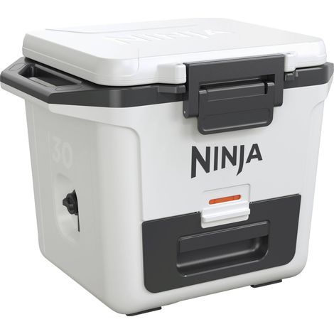 Ninja – Glacière électrique pour voiture 28 L – FB131EUWH – Plastique blanc – Tension 12V – Idéale pour camping et road trip