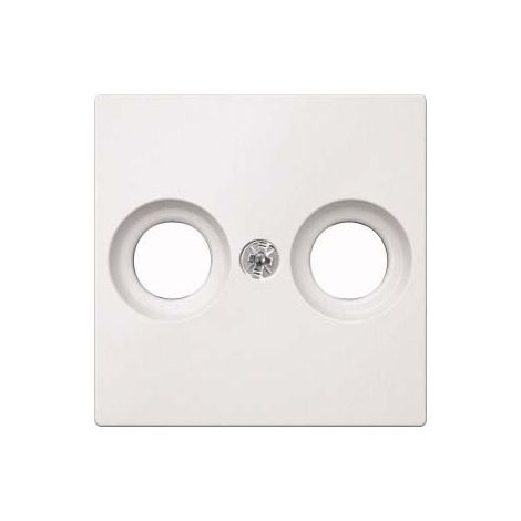MERTEN MEG4122-0419 COPERTURA PER PRESE TL VISION E RADIO, BIANCO OPACO, SYSTEM M