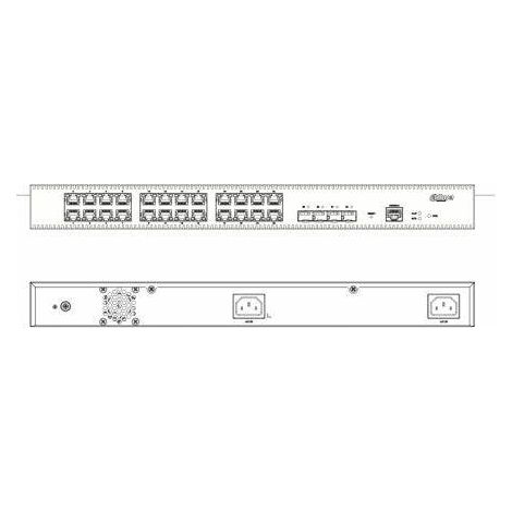 SG5028X – verwalteter 28-Port-Gigabit-Switch (4 SFP+ Uplink)