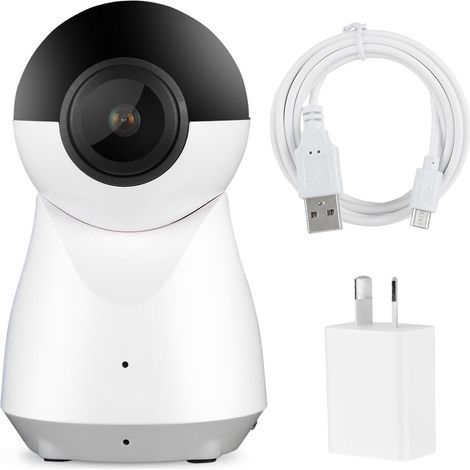 Caméra IP WiFi 1080P HD H.265 Infrarouge Panoramique 720° 100-240V AU (1/5)