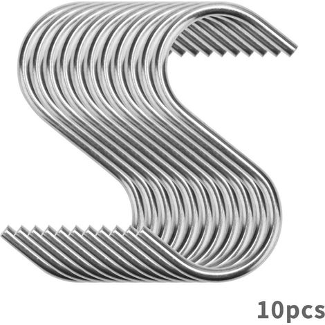 10pcs Crochets de cuisine en acier inoxydable (1/5)