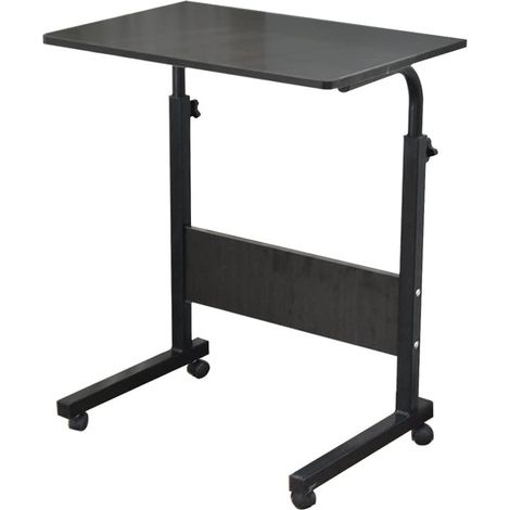 Soges Laptoptisch Beistelltisch PC Tisch Notebook Sofatisch Laptopständer mit Rollen (1/5)
