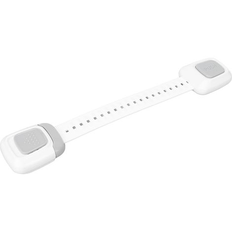 Sangle de sécurité réglable pour réfrigérateur et lave-linge avec double fermeture enfant (1/5)