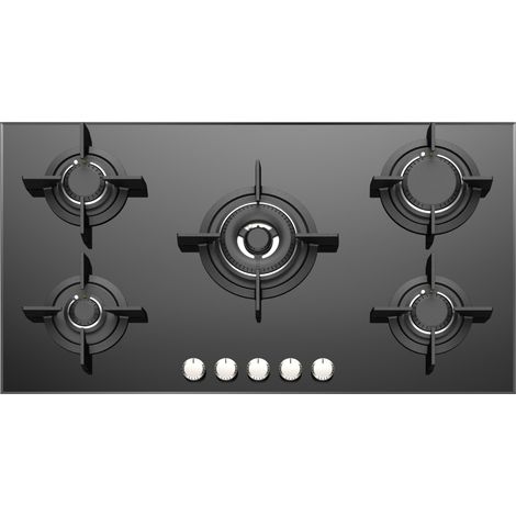 Foster Ceramik Negro Integrado 90 cm Encimera de gas 5 zona(s) (1/3)