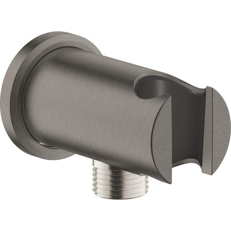 Grohe Rainshower - Coude mural avec support, graphite brossé 26658AL0