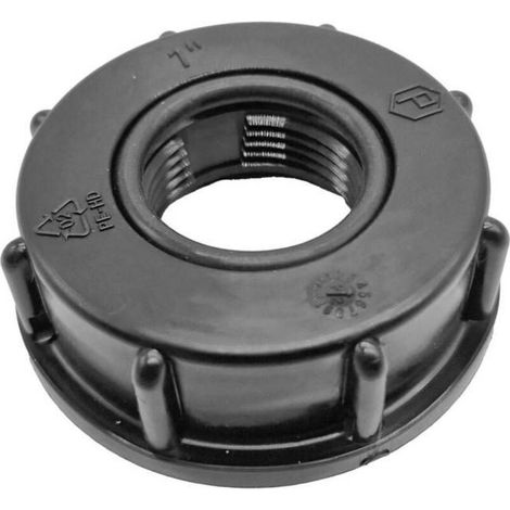 2" female S60x6 threaded 1'' fitting for 1000L IBC tank (1/3)