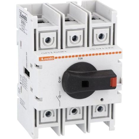 Interruttore di isolamento Lovato ga080a 3 poli 80A IP40 (1/2)