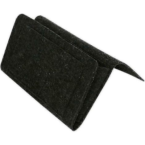 Filz-Aufbewahrungstasche mit Taschen für Bett, Sofa oder Schreibtisch – Hängender Organizer für Handy und Zeitschriften-Dark Gray (1/5)