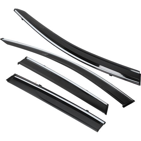 4 pièces cache-pluie déflecteurs d'air store vitre protection ventilation accessoire auto pour Nissan Murano 2015-2019 (1/5)