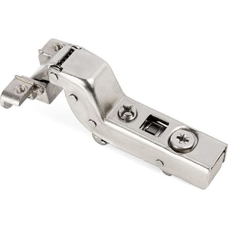 bisagra clip cam 105º para puertas de perfil de aluminio codo recto codo superacodado
